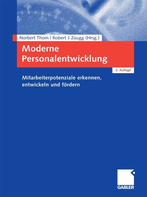 cover image of Moderne Personalentwicklung